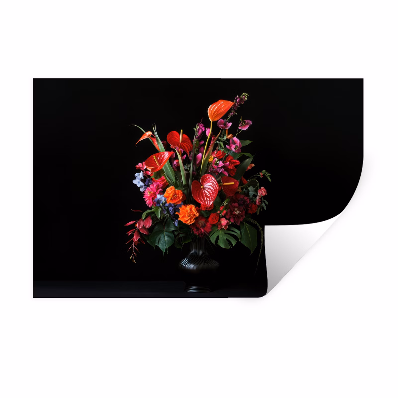Muursticker - Bloemen - Boeket - Sierlijk — 1