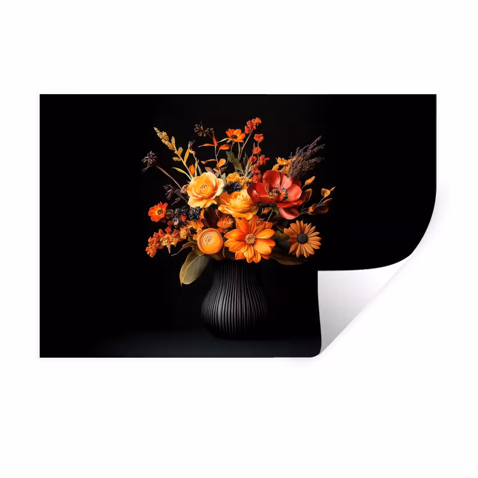 Muursticker - Herfst - Boeket - Oranje — 1