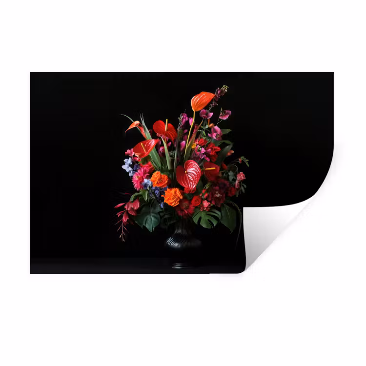 Muursticker - Bloemen - Boeket - Sierlijk — 1
