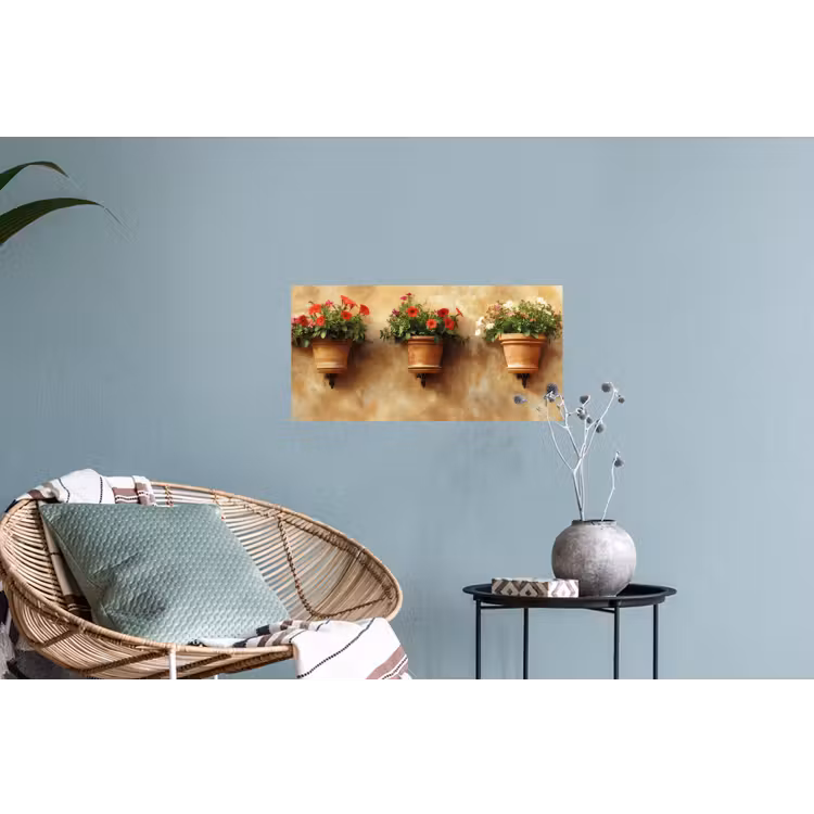 Muursticker - Bloempotten - Muur - Vintage — 4