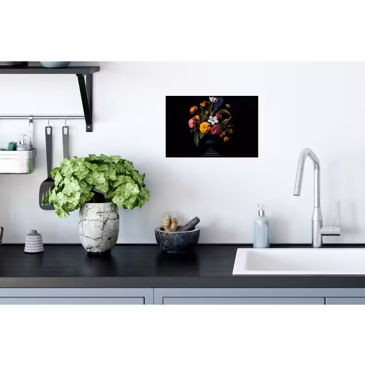 Muursticker - Lente - Bloemen - Klassiek - Vaas — 2