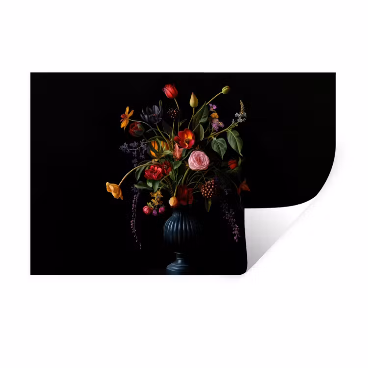 Muursticker - Bloemen - Bessen - Klassiek — 1