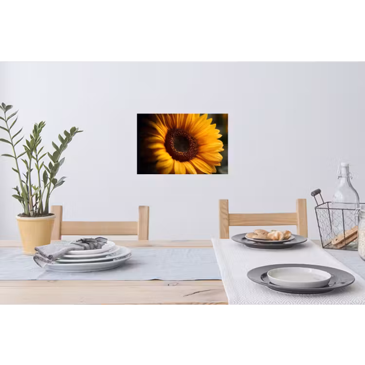 Muursticker - Geel - Zonnebloem - Zomers — 3