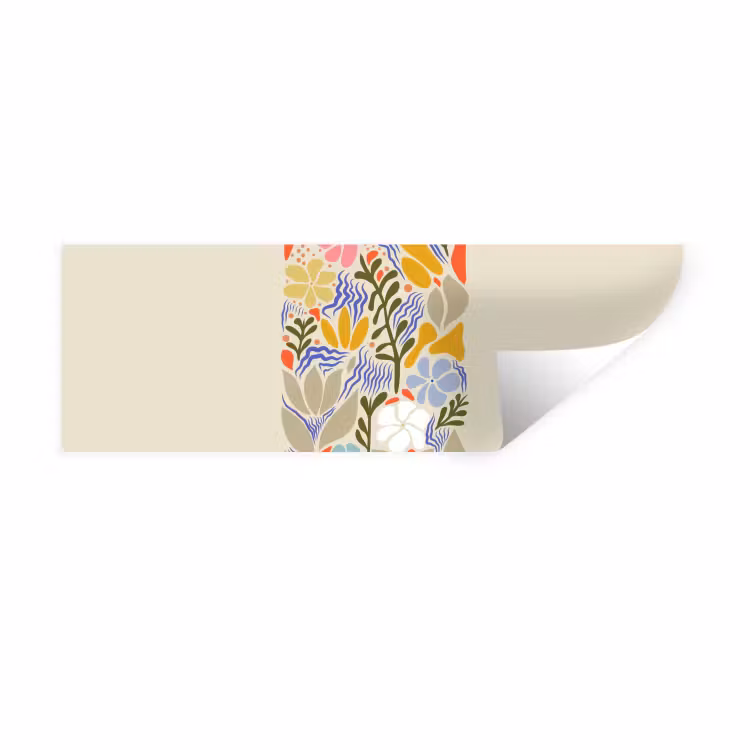 Muursticker - Abstract - Bloemen - Bladeren — 1