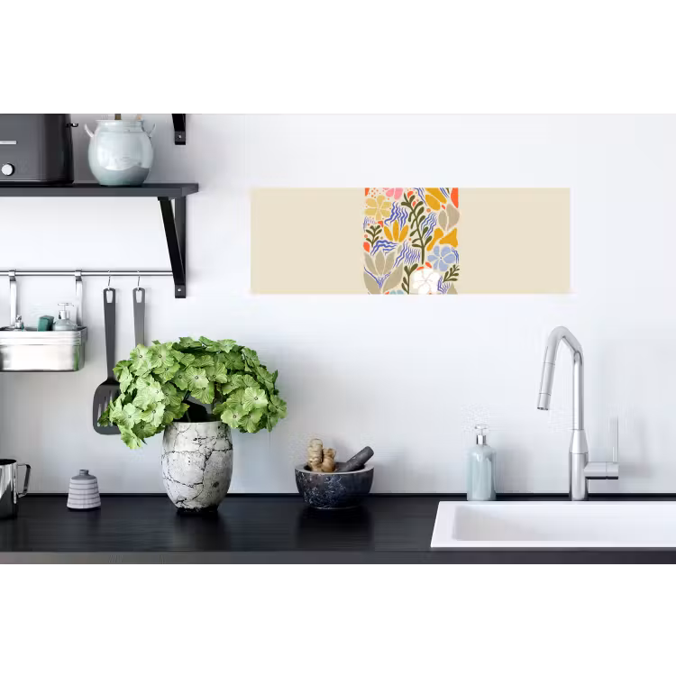 Muursticker - Abstract - Bloemen - Bladeren — 2