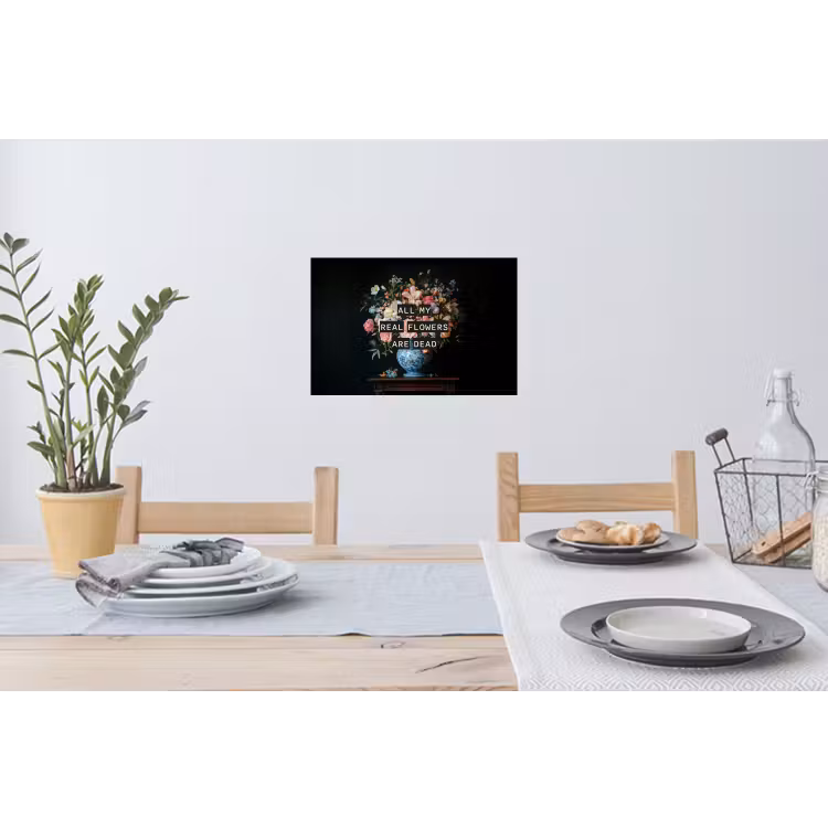 Muursticker - Bloemen - Art - Pastel - Quotes — 3