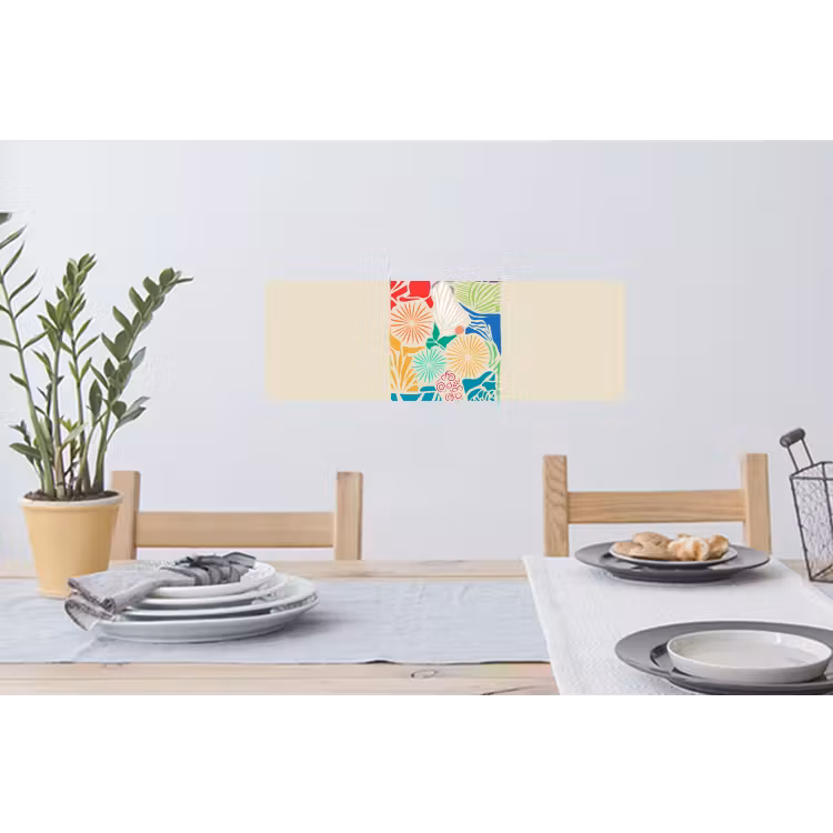 Muursticker - Kleurrijk - Abstract - Bloemen - Patronen — 3