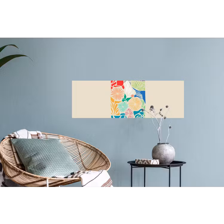 Muursticker - Kleurrijk - Abstract - Bloemen - Patronen — 4