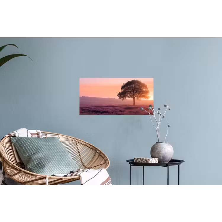 Muursticker - Boom - Heide - Zonsopgang — 4