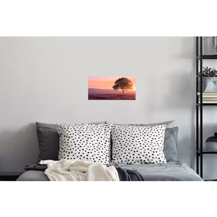 Muursticker - Boom - Heide - Zonsopgang — 5
