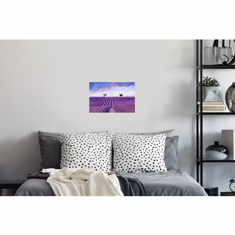 Muursticker - Lavendel - Natuur - Paars - Bomen - Bloemen — 5