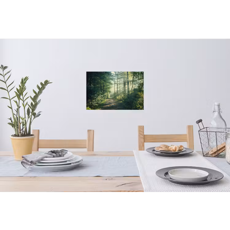Muursticker - Bos - Pad - Zon - Bomen - Groen - Natuur — 3