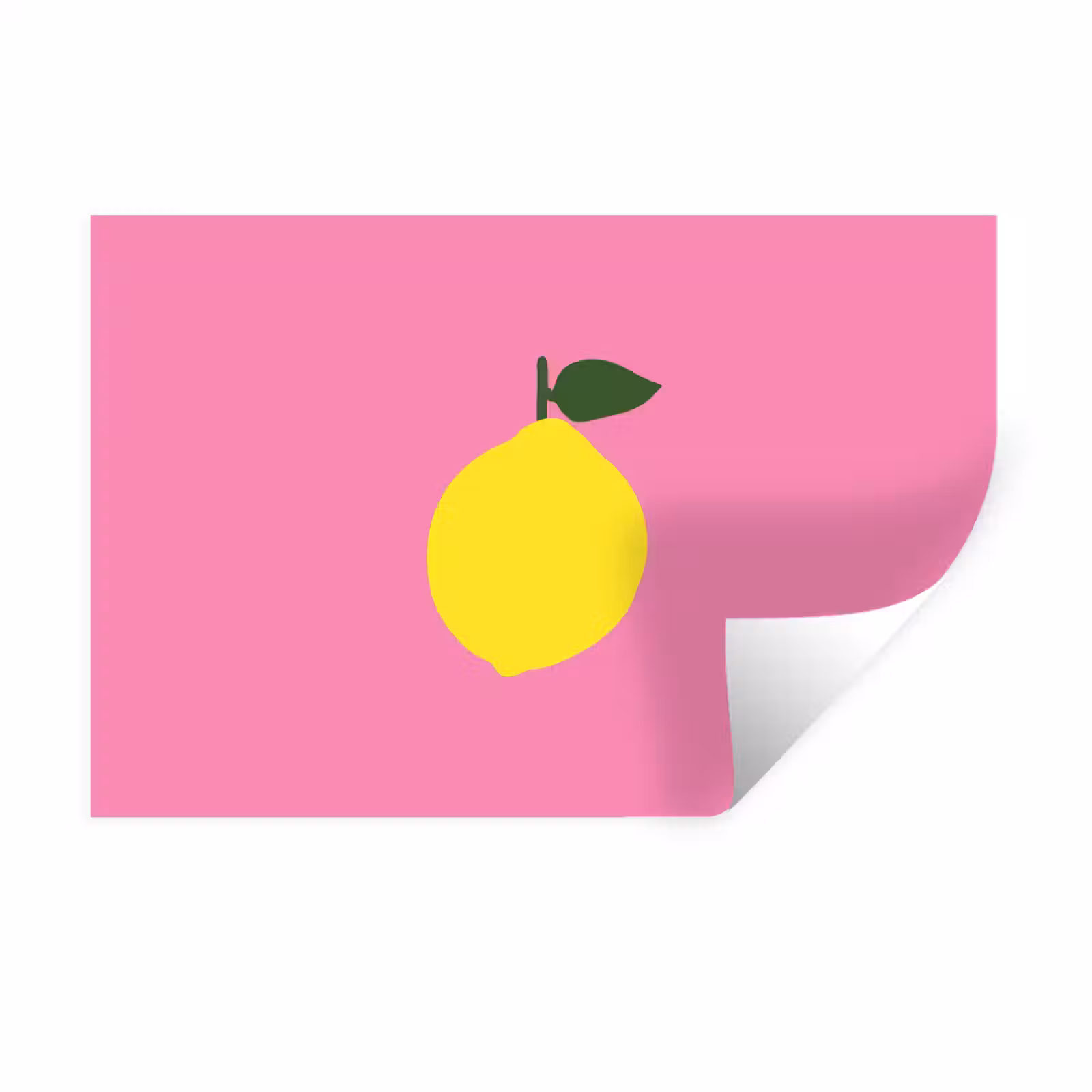 Muursticker - Citroen - Geel - Fris — 1