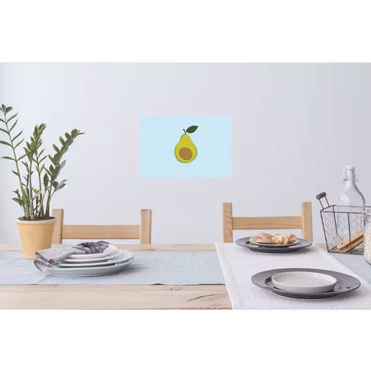 Muursticker - Avocado - Illustratie - Groene - Vrucht — 3