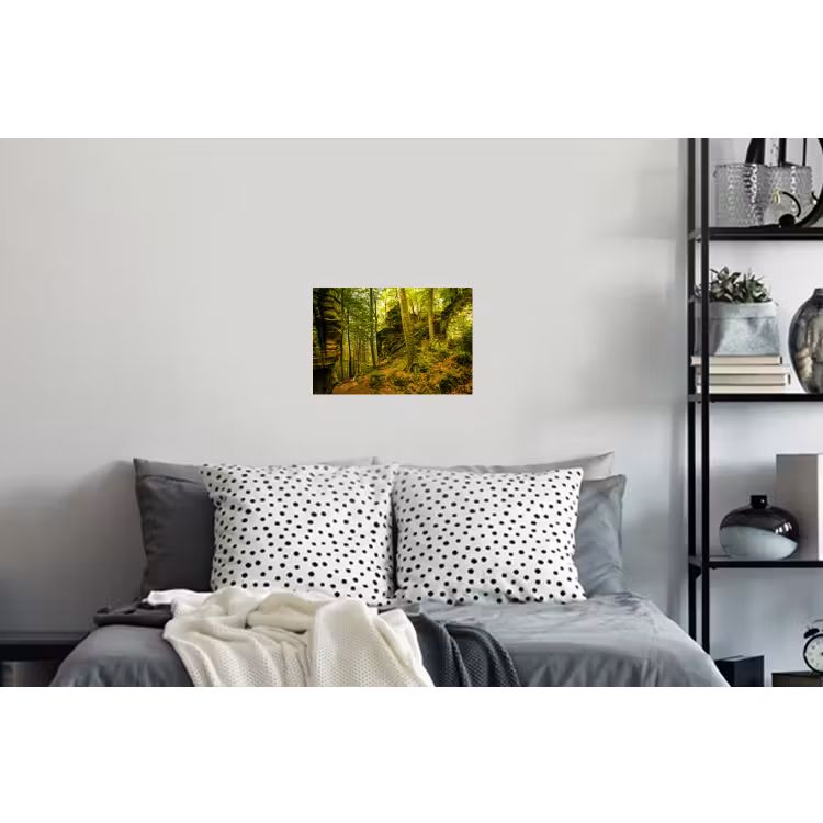 Muursticker - Bomen - Steen - Bos - Natuur - Planten — 5