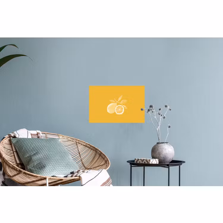 Muursticker - Citroenen - Illustratie - Minimalistisch - Geel — 4