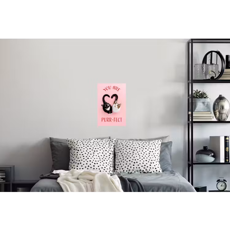 Muursticker - Kat - Hart - Tekst - Valentijn — 5