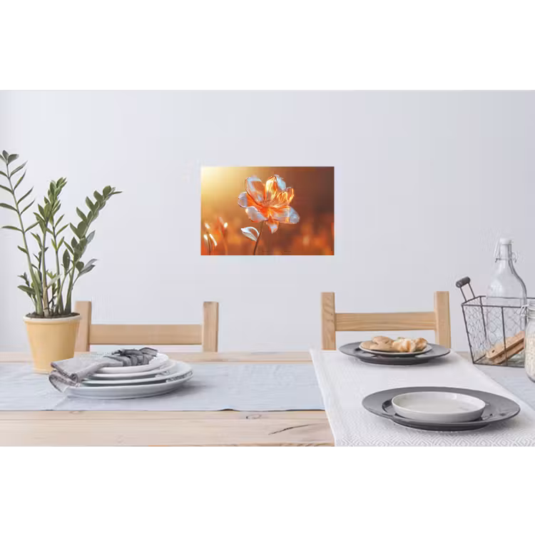 Muursticker - Glazen - Bloem - Zonlicht — 3