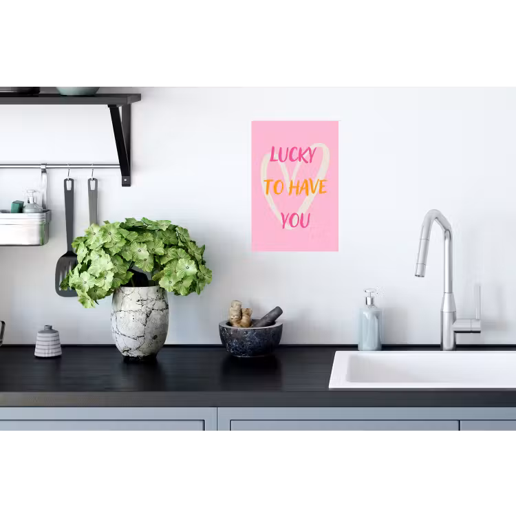 Muursticker - Lucky - Love - Valentijn - Roze — 2