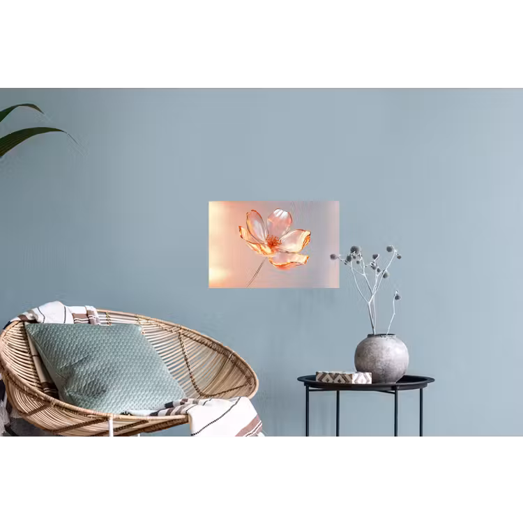 Muursticker - Glazen - Bloem - Roze — 4