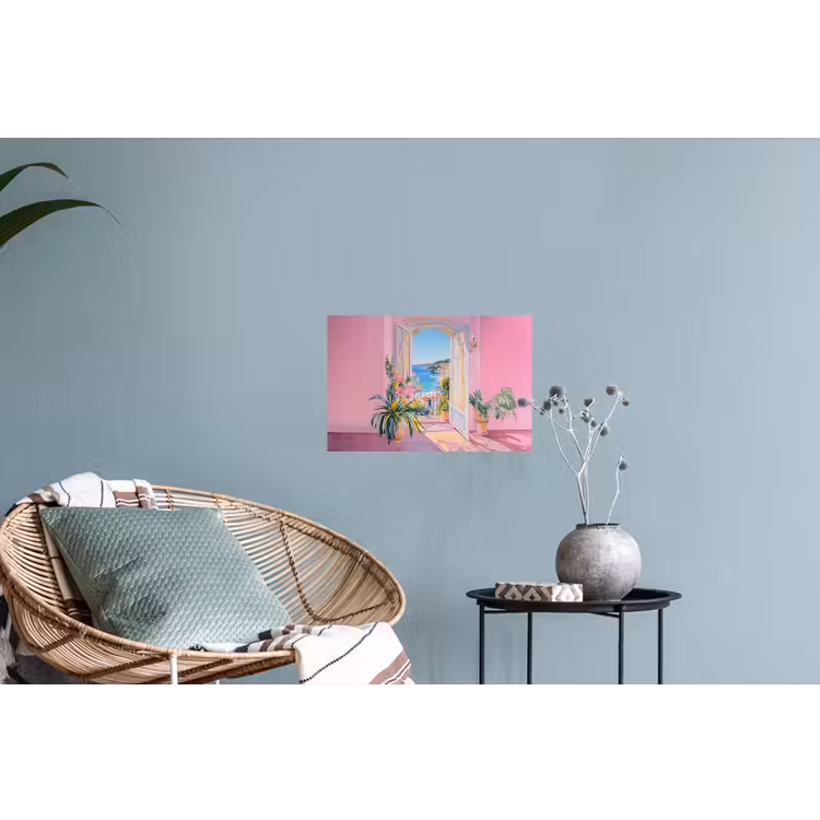 Muursticker - Roze - Buiten - Verf — 4