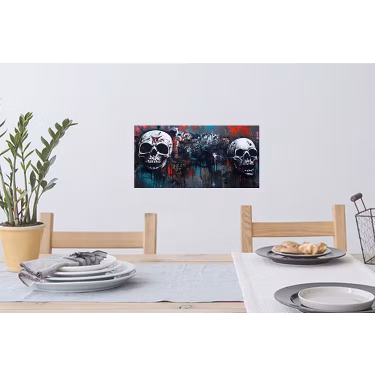 Muursticker - Schedels - Graffiti - Abstract — 3