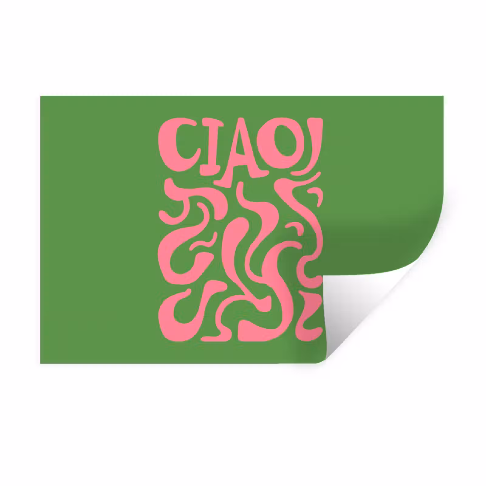 Muursticker - Abstract - Roze - Ciao - Vormen — 1