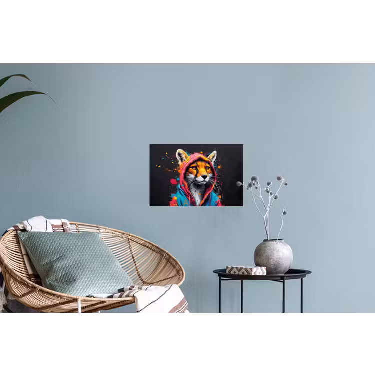 Muursticker - Graffiti - Vos - Jas - Pop art — 4
