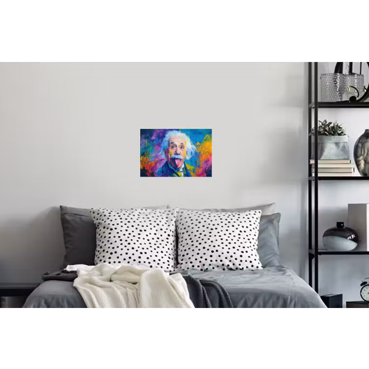 Muursticker - Oude man - Expressief - Kleurrijk — 5