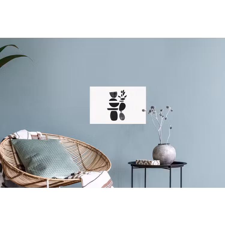 Muursticker - Japandi - Zwart - Abstract — 4