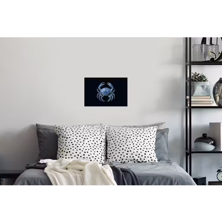 Muursticker - Krab - Delfts blauw - Dieren — 5