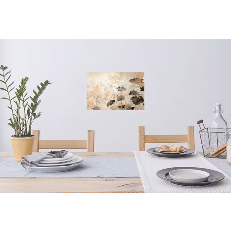 Muursticker - Bloemen - Japandi - Wabi sabi — 3