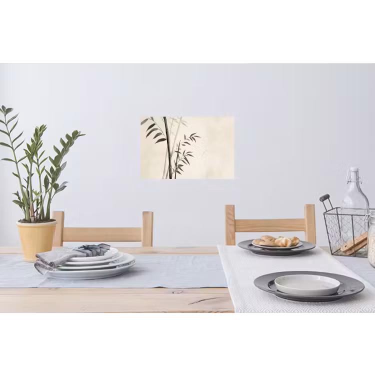 Muursticker - Japandi - Bamboe - Beige — 3