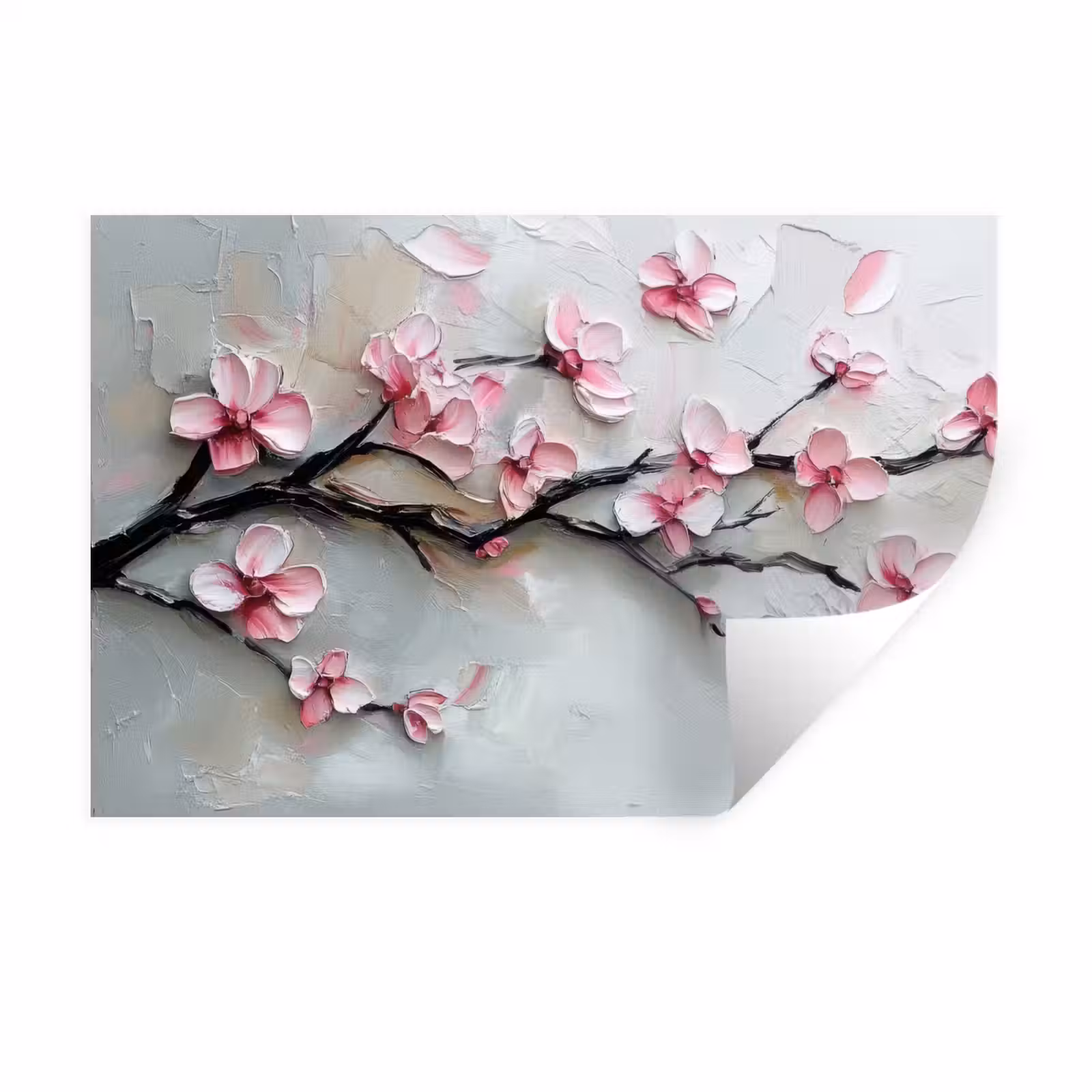 Muursticker - Bloesem - Kunstzinnig - Roze - Sakura — 1