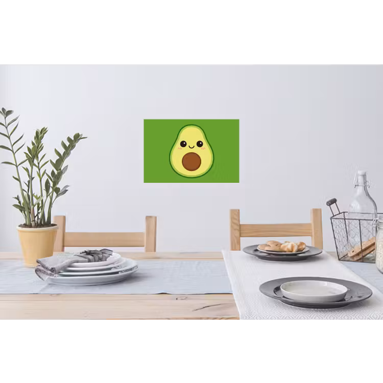 Muursticker - Avocado - Groen - Speels — 3