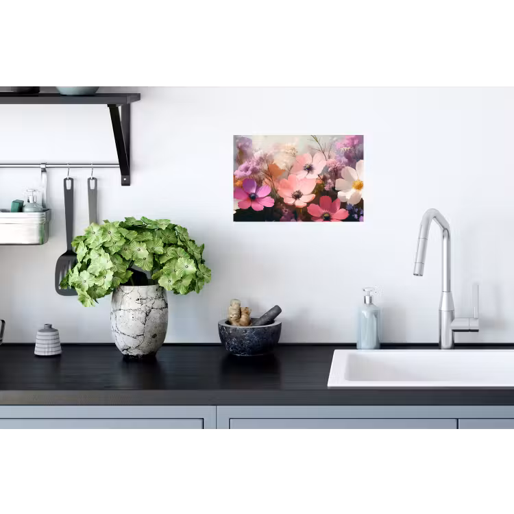 Muursticker - Bloemen - Kleurrijk - Bloei — 2