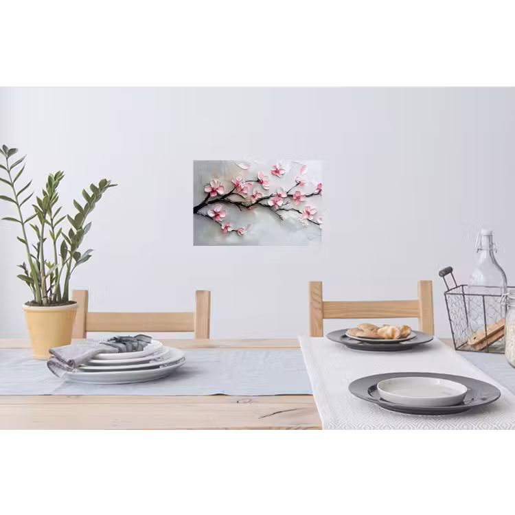 Muursticker - Bloesem - Kunstzinnig - Roze - Sakura — 3