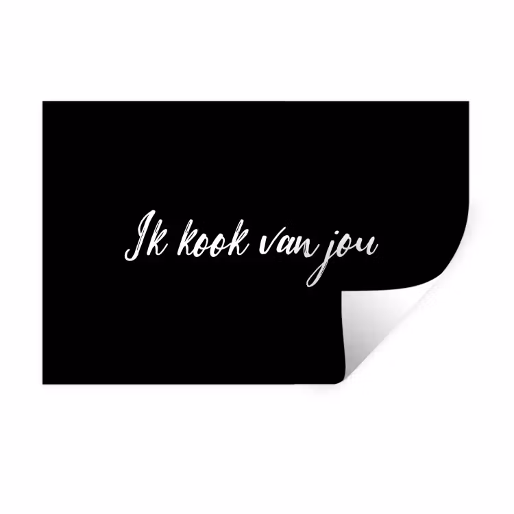 Muursticker - Quotes - Spreuken - Ik kook van jou - Liefde - Partner — 1