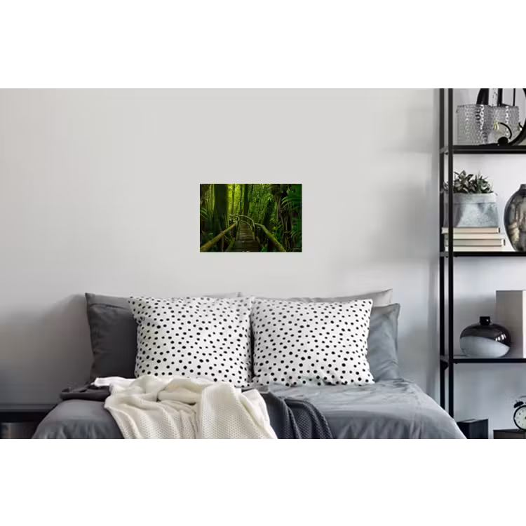 Muursticker - Jungle - Brug - Mos - Natuur - Tropisch — 5