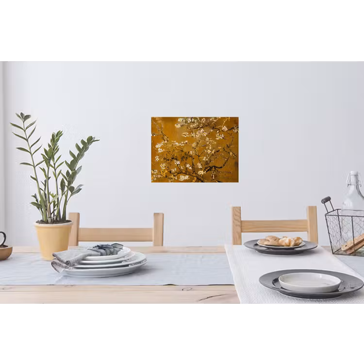 Muursticker - Amandelbloesem - Kunst - Van Gogh - Goud — 3
