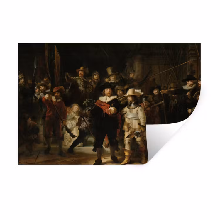 Muursticker - De Nachtwacht - Kunst - Oude meesters - Rembrandt — 1