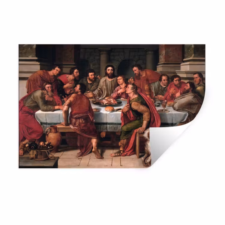 Muursticker - Het laatste avondmaal - Schilderij van Willem Key — 1