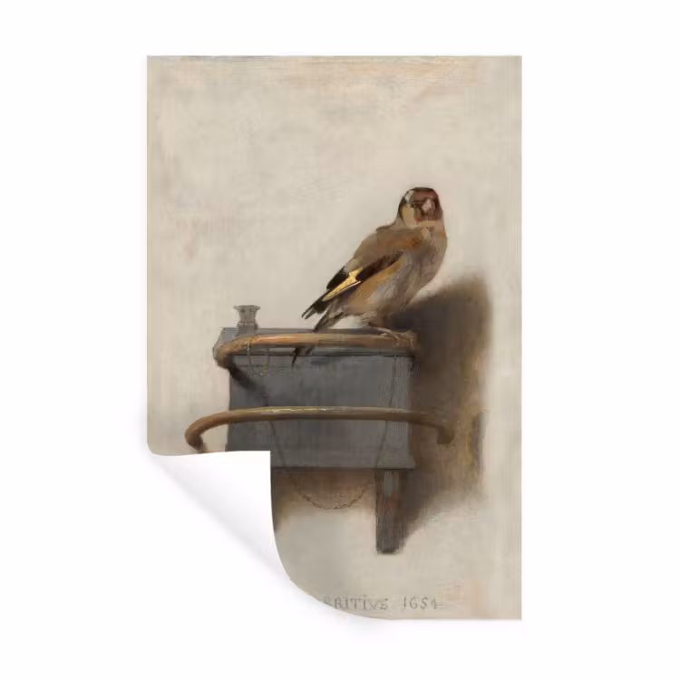 Muursticker - Puttertje - Oude Meester - Carel Fabritius — 1