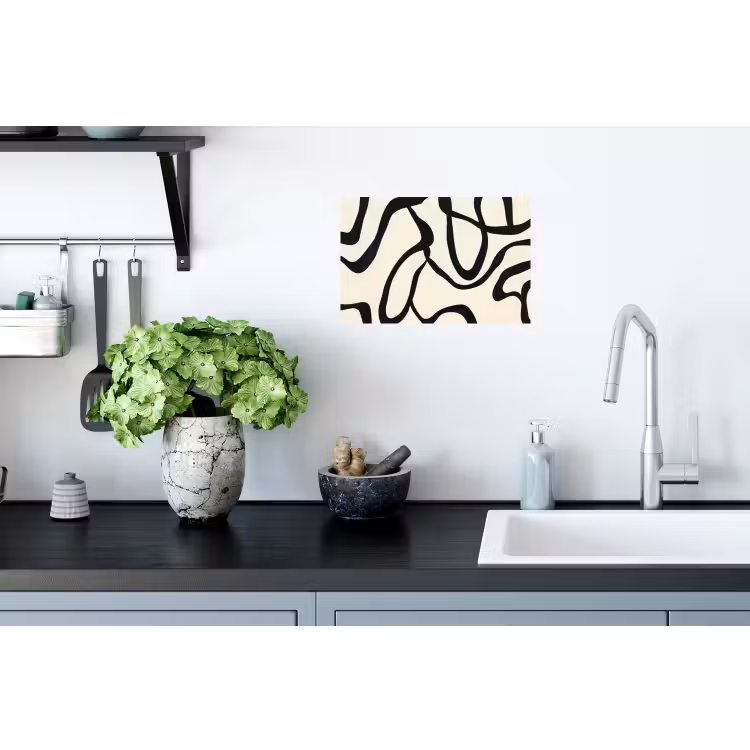 Muursticker - Abstract - Lijnen - Modern - Beige — 2