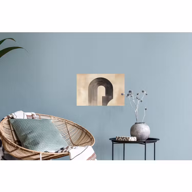 Muursticker - Boog - Strepen - Minimalistisch - Zwart — 4