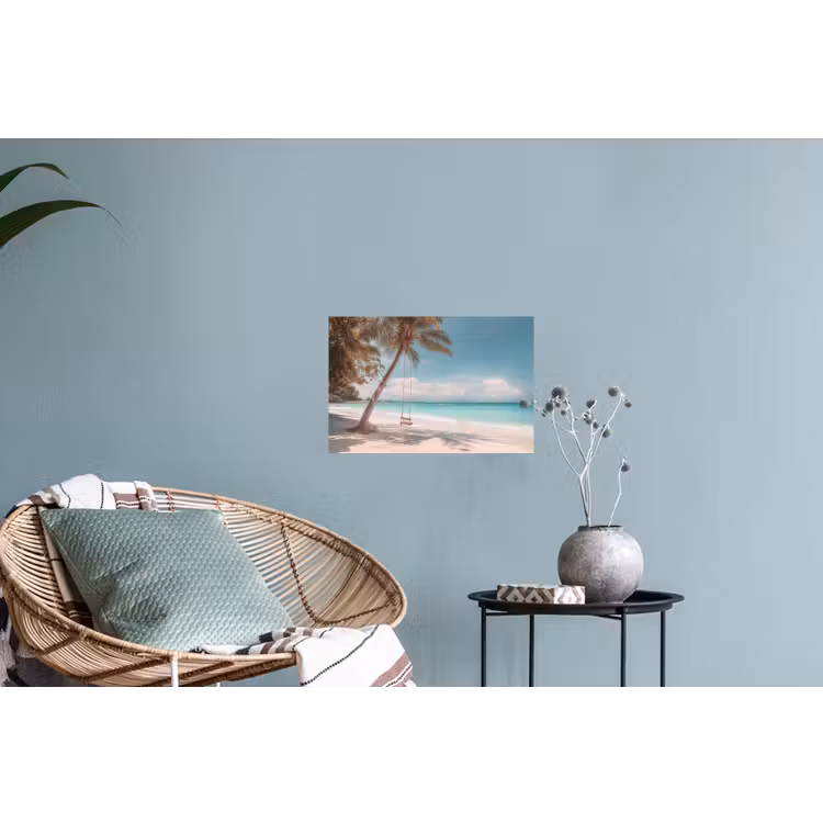 Muursticker - Palmboom - Schommel - Strand - Lucht — 4