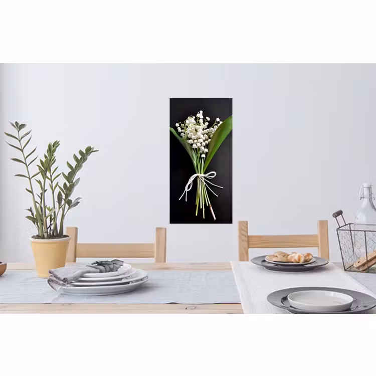 Muursticker - Lelietjes van dalen - Bloemen - Stilleven - Flora — 3