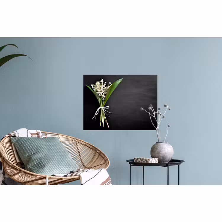 Muursticker - Lelietjes van dalen - Bloemen - Stilleven - Strik — 4