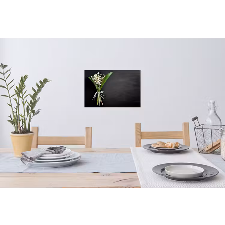 Muursticker - Lelietjes van dalen - Bloemen - Strik — 3
