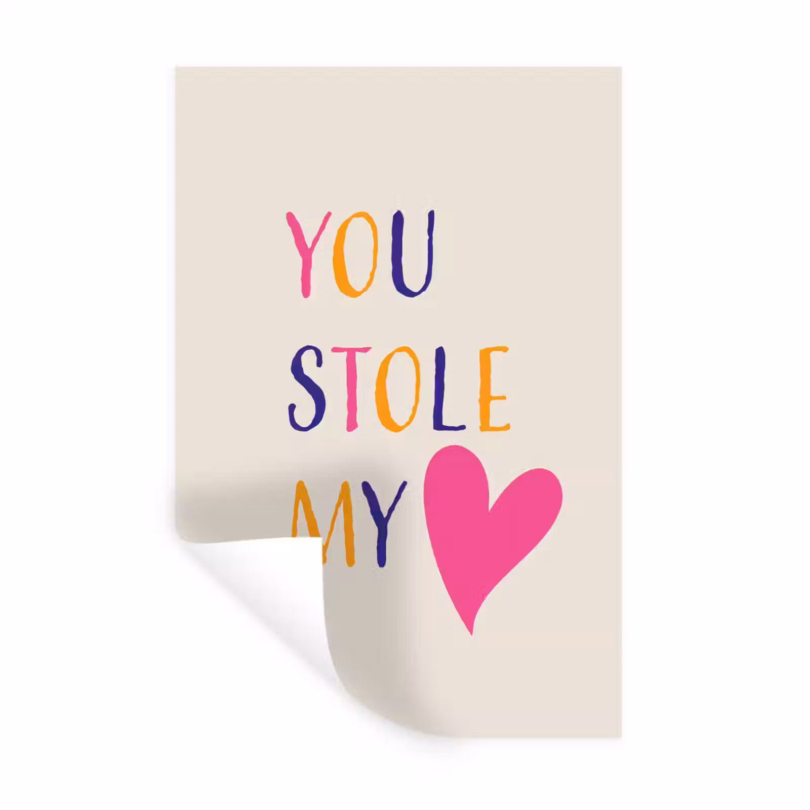 Muursticker - Hart - Valentijn - Tekst — 1